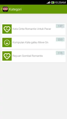 Rayuan Gombal android App screenshot 2